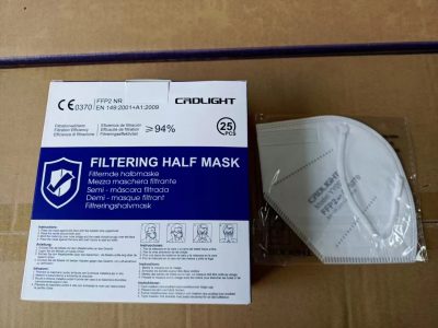 CRD Light 25 x FFP2 Breathing Dust Protective Mask CE Hygienic Individual Packaging, Pack of 25 - 图片 2