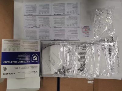 CRD Light 25 x FFP2 Breathing Dust Protective Mask CE Hygienic Individual Packaging, Pack of 25 - 图片 3