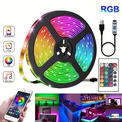 5050 Rgb Color Changing Led Lights With 24-key Remote Control - 图片 3